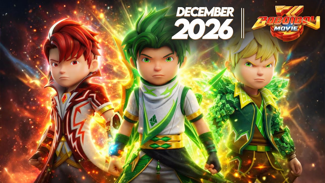 3 New Level 3 Powers Confirmed for BoBoiBoy Movie 3!