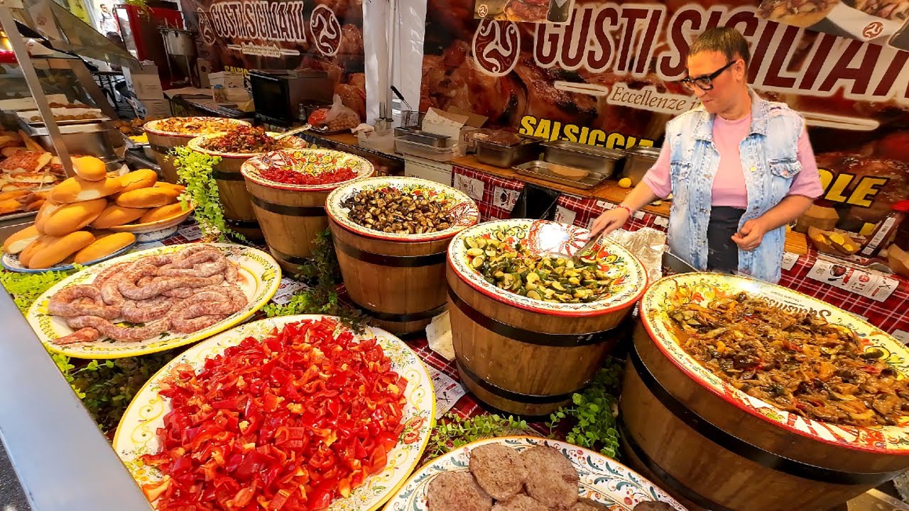 World&rsquo;s Biggest Italian Street Food Festival 🍕🍝 | Street Food in Italy 2025