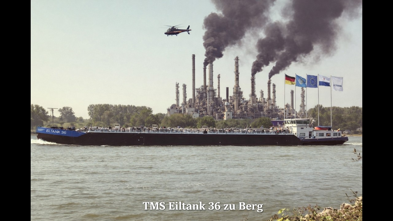 #220 Shipspotting: Binnenschiffe auf dem Rhein / TMS Eiltank 36 bergauf Richtung Mannheim / BASF
