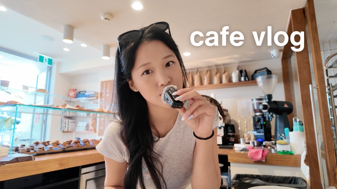 working at bakery cafe vlog | trialling new pastry, making tiktok viral content, serving customers
