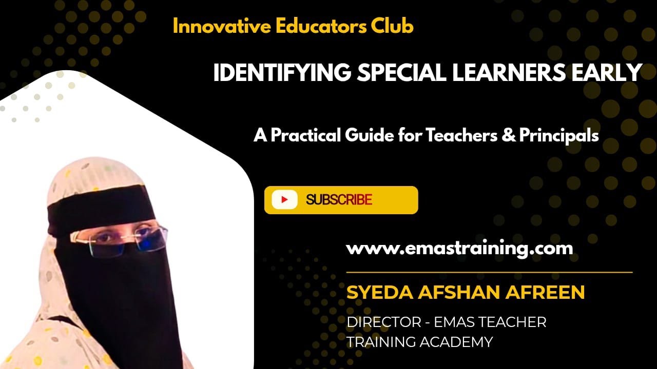 Identifying Special Learners Early #sen #learningdifficulties #specialchildren #identification
