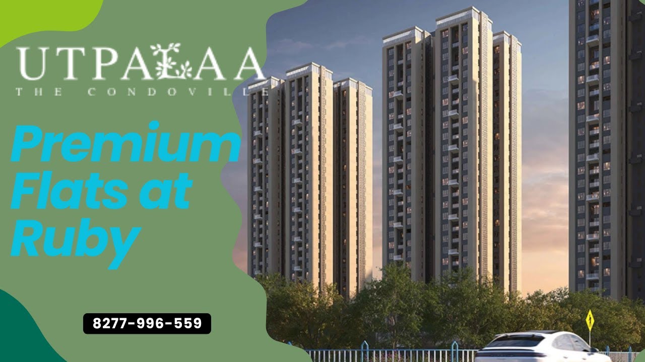 Utpalaa By Ambuja Neotia - Premium Flats near Ruby Hospital, EM Bypass, Kolkata. Call - 8277-996-559