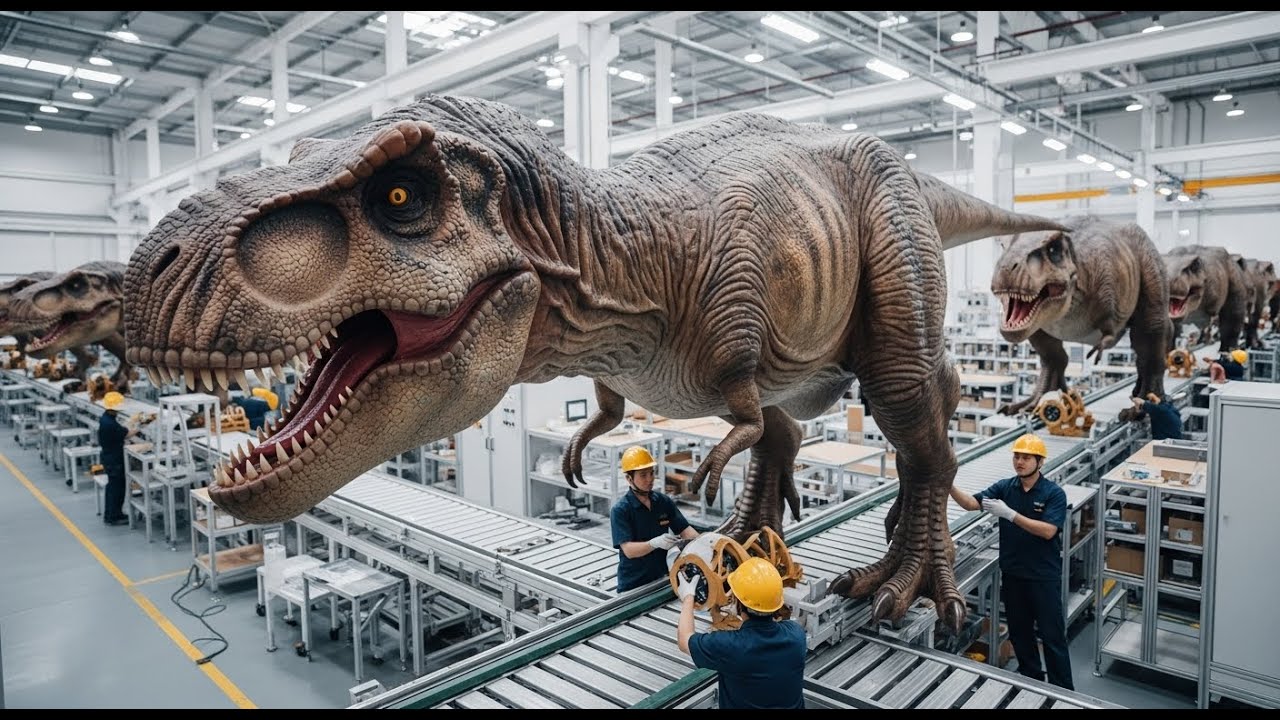 How Ultra-Realistic Dinosaurs Are Made | Inside the Factory