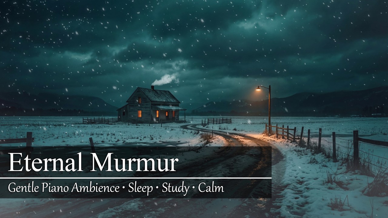 A Winter Cabin Whisper ❄️ 1 Hour of Relaxing Piano for Study, Sleep & Calm 🌙