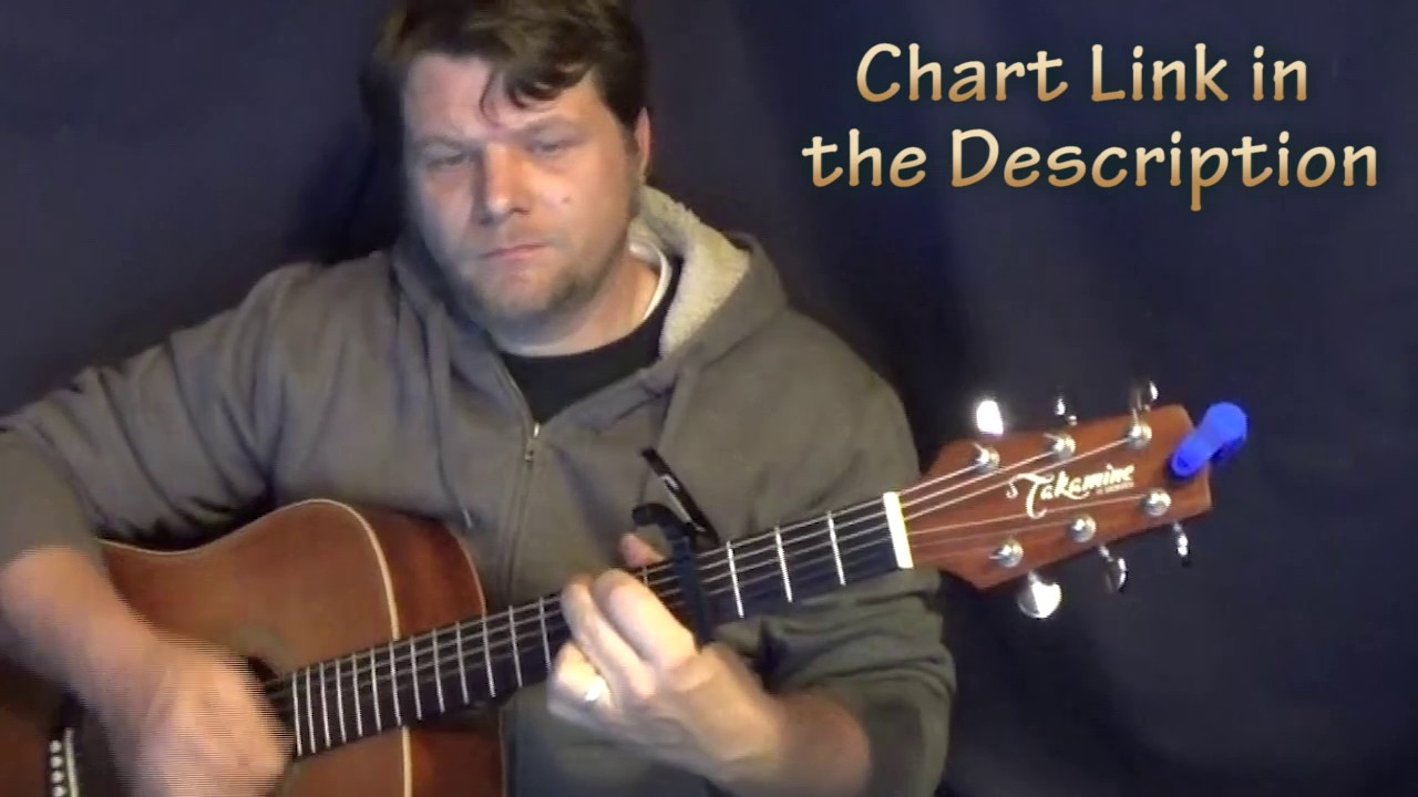 Small Town (John Cougar Mellencamp) Guitar Chord Chart - Capo 4th