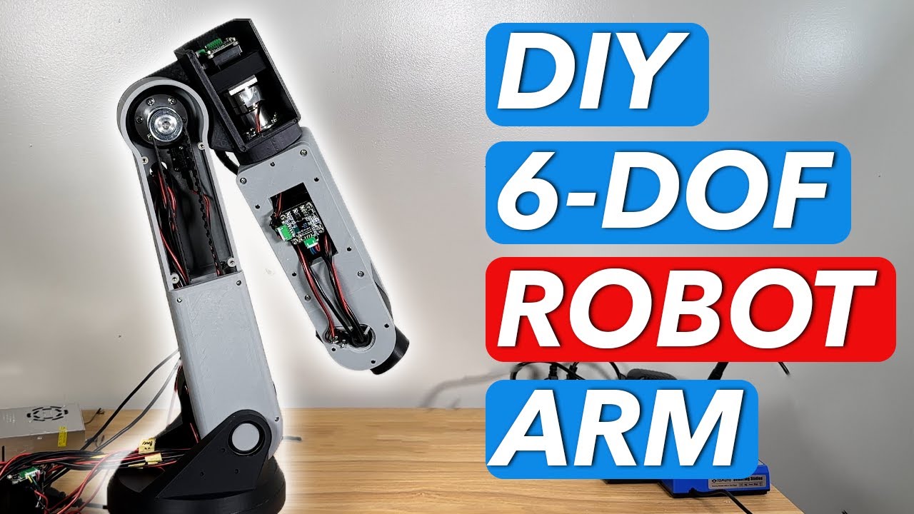 We Built a 3D-Printed 6DOF Robot Arm From Scratch
