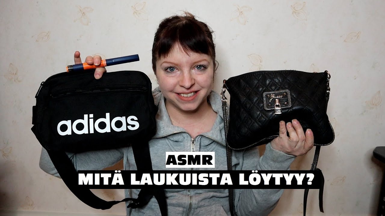 ASMR - Laukkujen sisältö ja höpötystä diabeteksesta