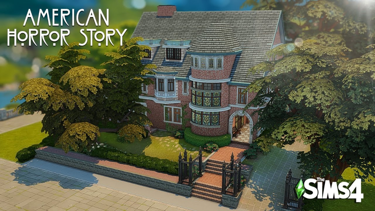 AHS Murder House | Sims 4 Speed Build | NO CC