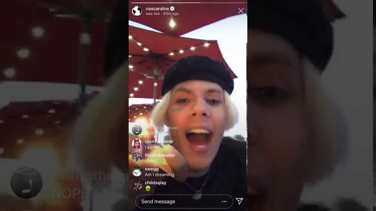 Nascar Aloe and Jasiah freestyle while on acid? *freestyle* {instagram live stream}