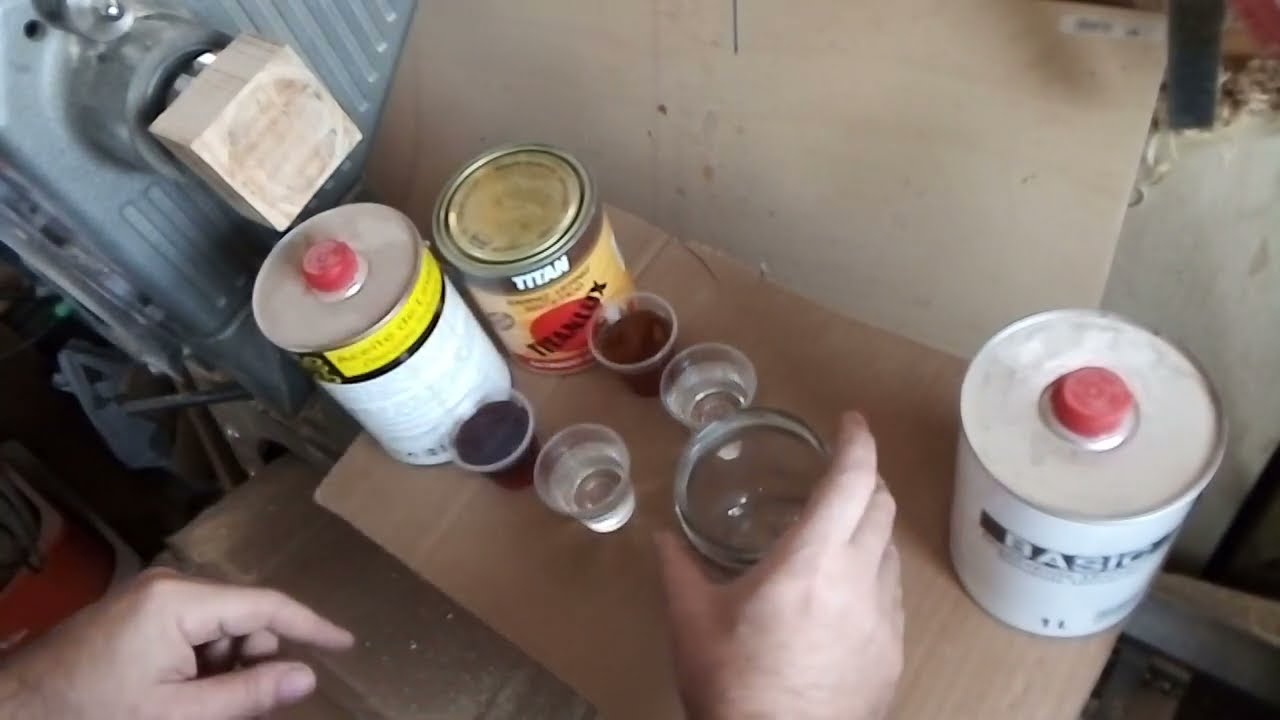 Torno Madera, Acabados -  F&oacute;rmula del ACEITE DAN&Eacute;S