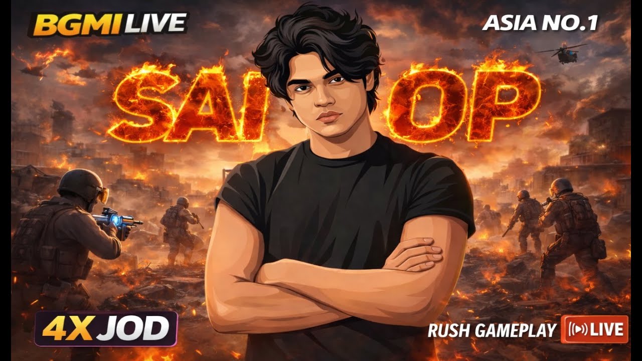 RUSH PUSH GAMEPLAY😉| #bgmilive#bgmilivetamil#saiop#madan