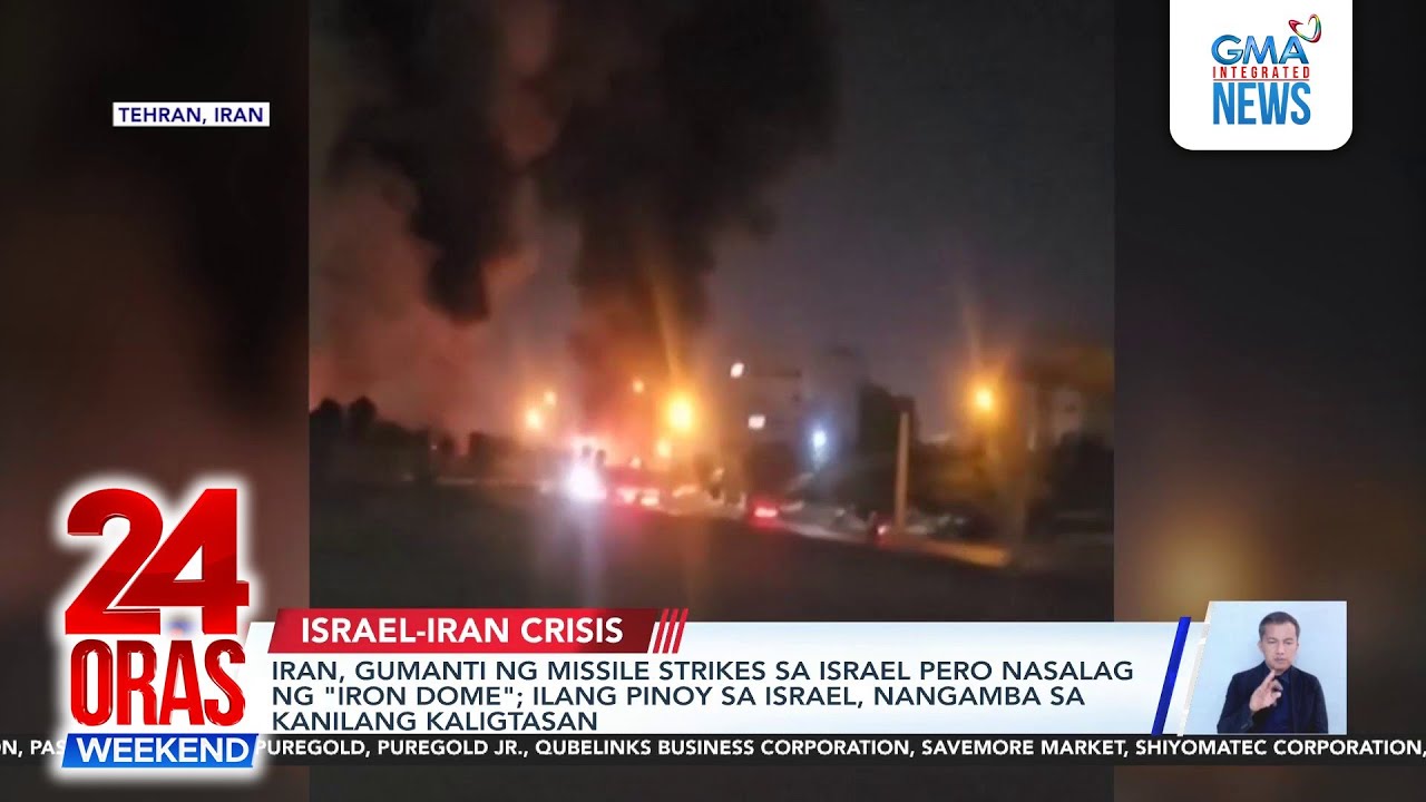 Iran, gumanti ng missile strikes sa Israel pero nasalag ng 