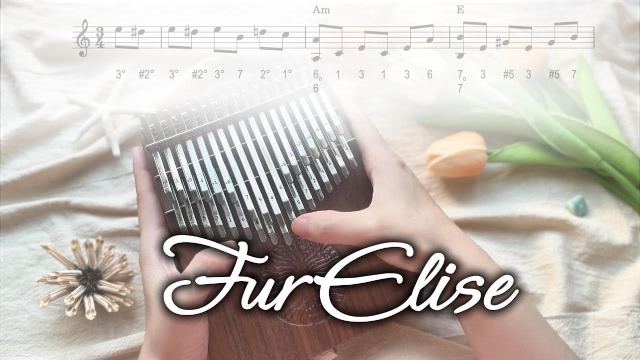 Fur Elise - Kalimba Cover + Sheet + Tab | Hướng dẫn học đàn Kalimba