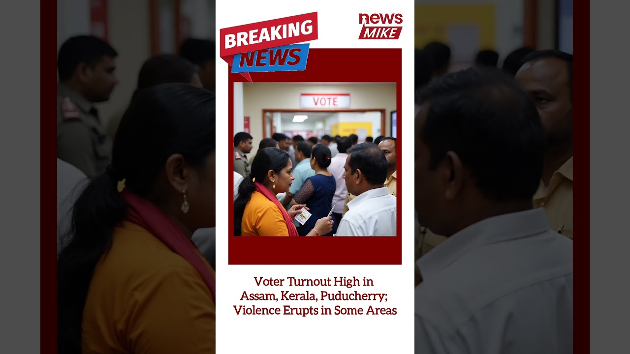 High voter turnout, but violence mars the polls  #AssemblyElections2026