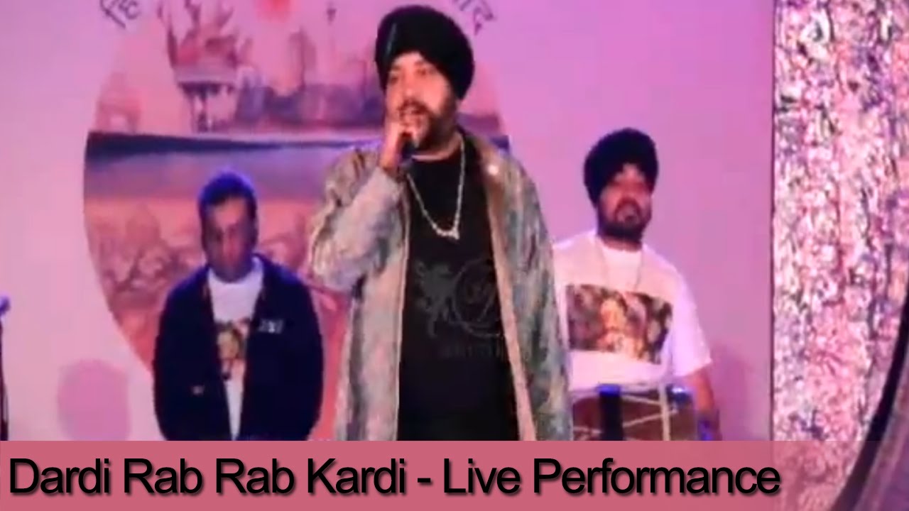 Dardi Rab Rab Kardi  ► Daler Mehndi | Hindon Mahotsav Live | Daler Mehndi | Drecords