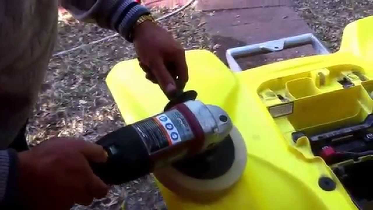 How to Polish Restore Plastics on ATV Four wheeler and Dirt Bike