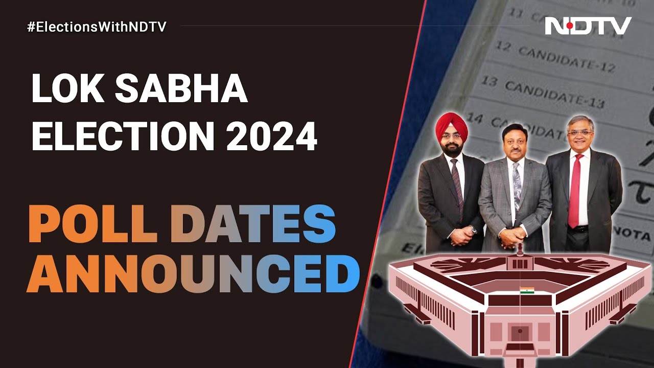 Lok Sabha Election 2024 Date | Lok Sabha Elections From April 19 In 7 Phases, Results On June 4