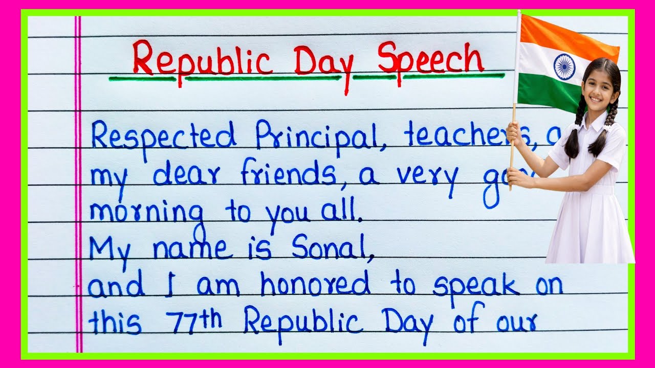 Republic Day Speech in English 2026 | Speech on Republic Day 26 January | 26 January Speech 2026