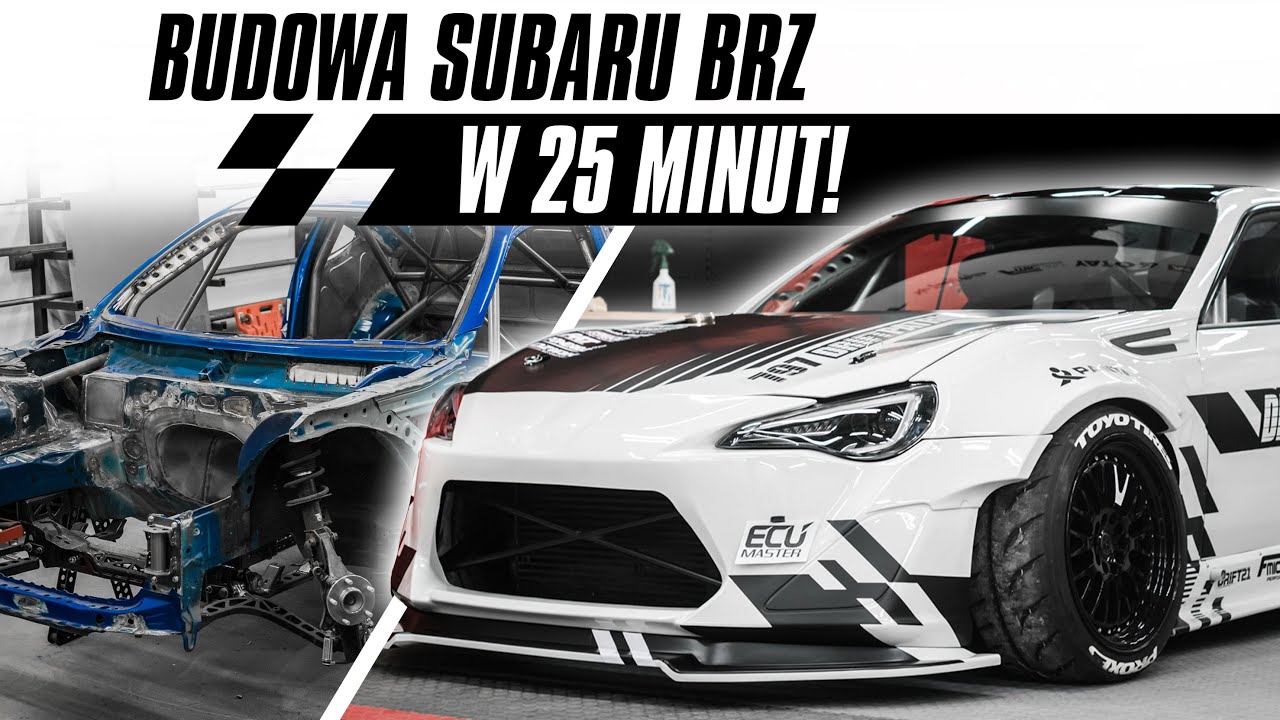 Budowa auta do Driftu w 25 minut - Subaru BRZ - Drift Projekt