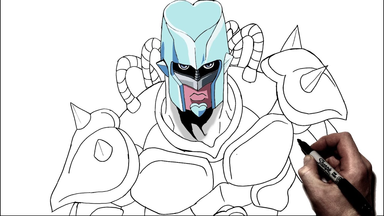 How To Draw Crazy Diamond | Step By Step | JoJo's Bizarre Adventure