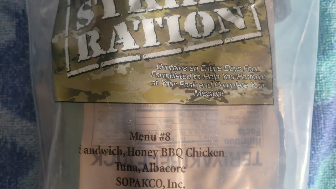 Part 2 2022 FSR menu 8 honey bbq sandwich,  chicken chunks