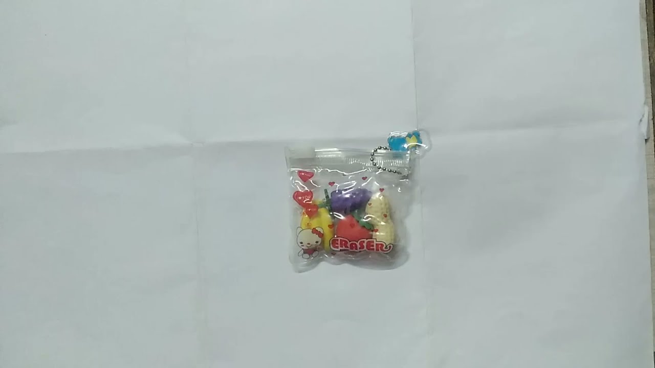 Opening Cute Kawaii Fruit erasers/ Unboxing