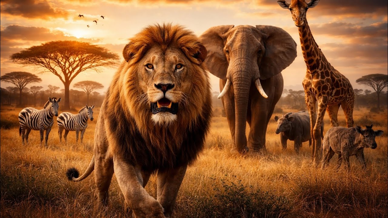 African Safari 🦁 | The Wild Life of Africa | Lions, Elephants & More #africasafari #savannah 