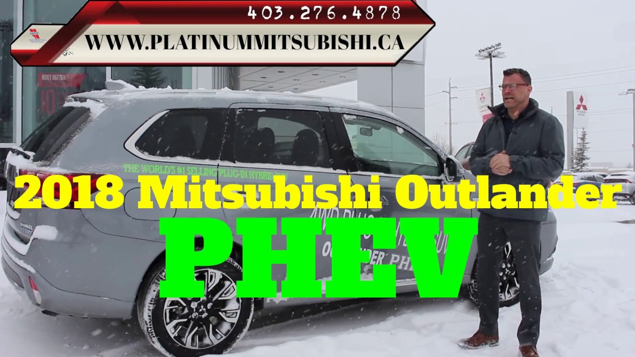 2018 Mitsubishi Outlander PHEV Winter Test Drive | World's Best Selling PHEV