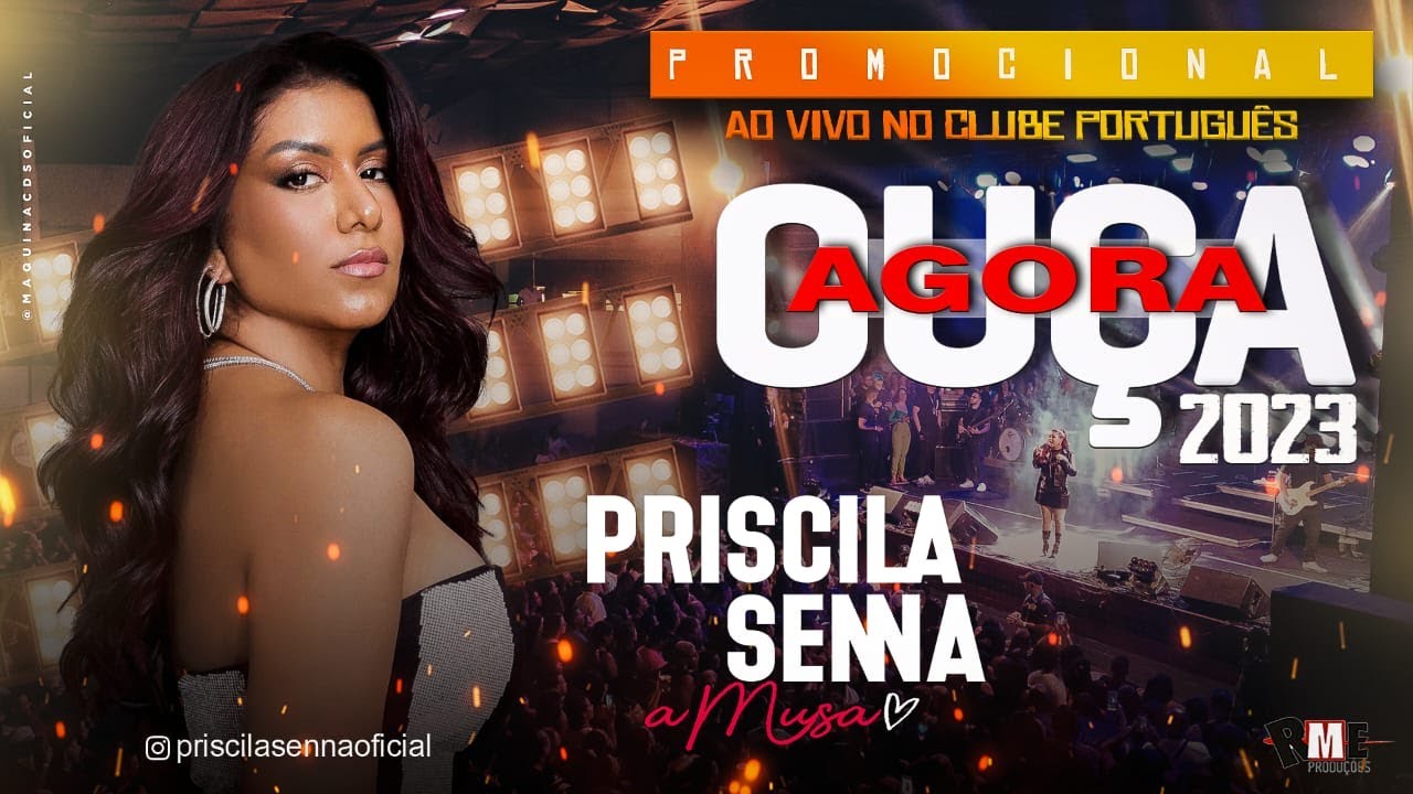 PRISCILA SENNA A MUSA AO VIVO NO CLUBE PORTUGUÊS