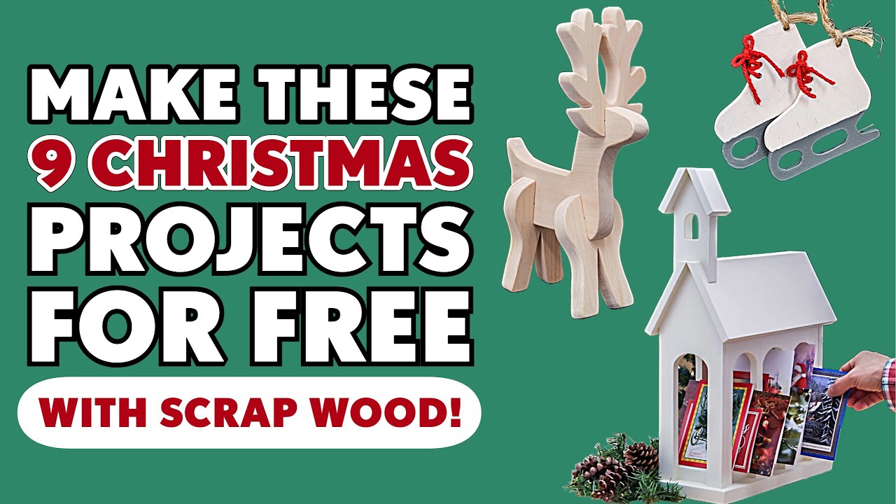 9 Christmas Scrap Wood Projects (DIY Holiday Decor on a Budget)