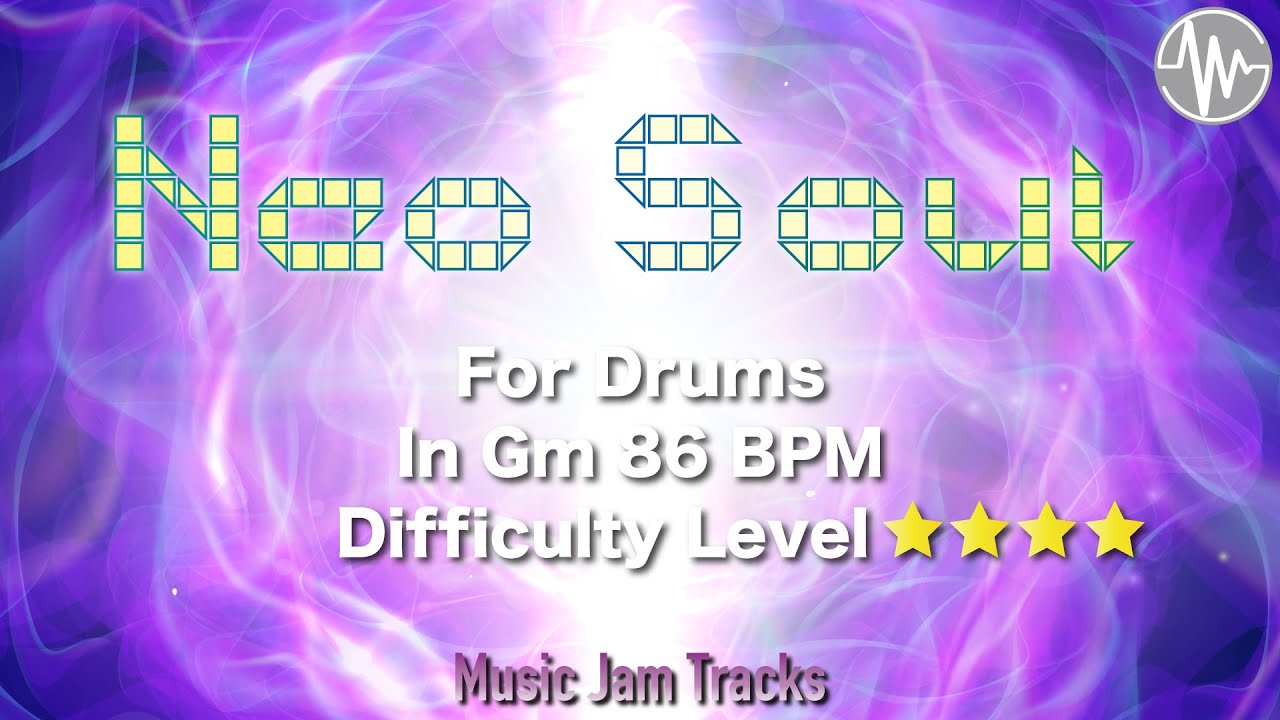 Neo Soul Jam for【Drums】G Minor BPM86 | No Drums Backing Track