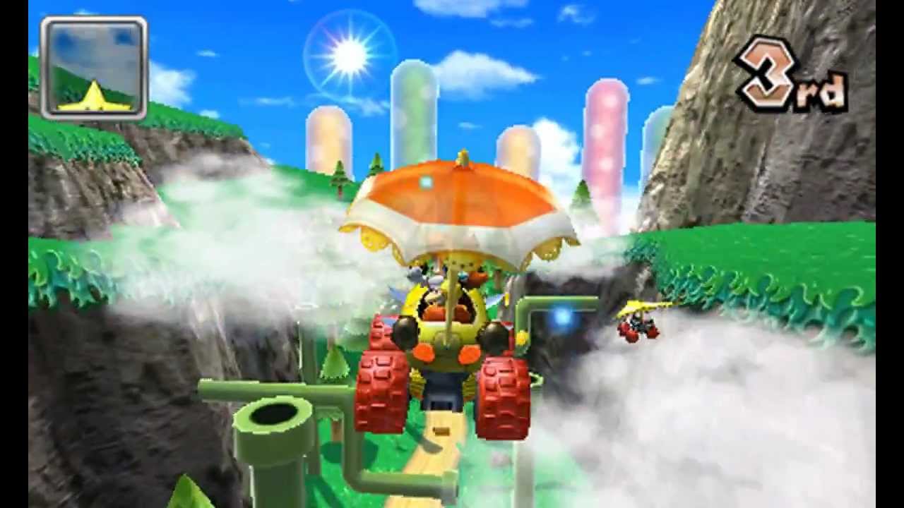 [3DS HD Video Test] Mario Kart 7: Online Races with Daisy