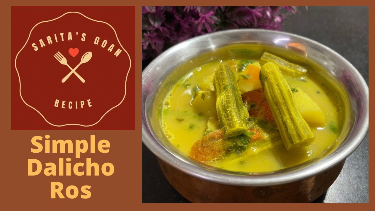 Mhaska Sango Bataat Dali Ros | #goan dali ros | Sarita’s Goan Recipes |