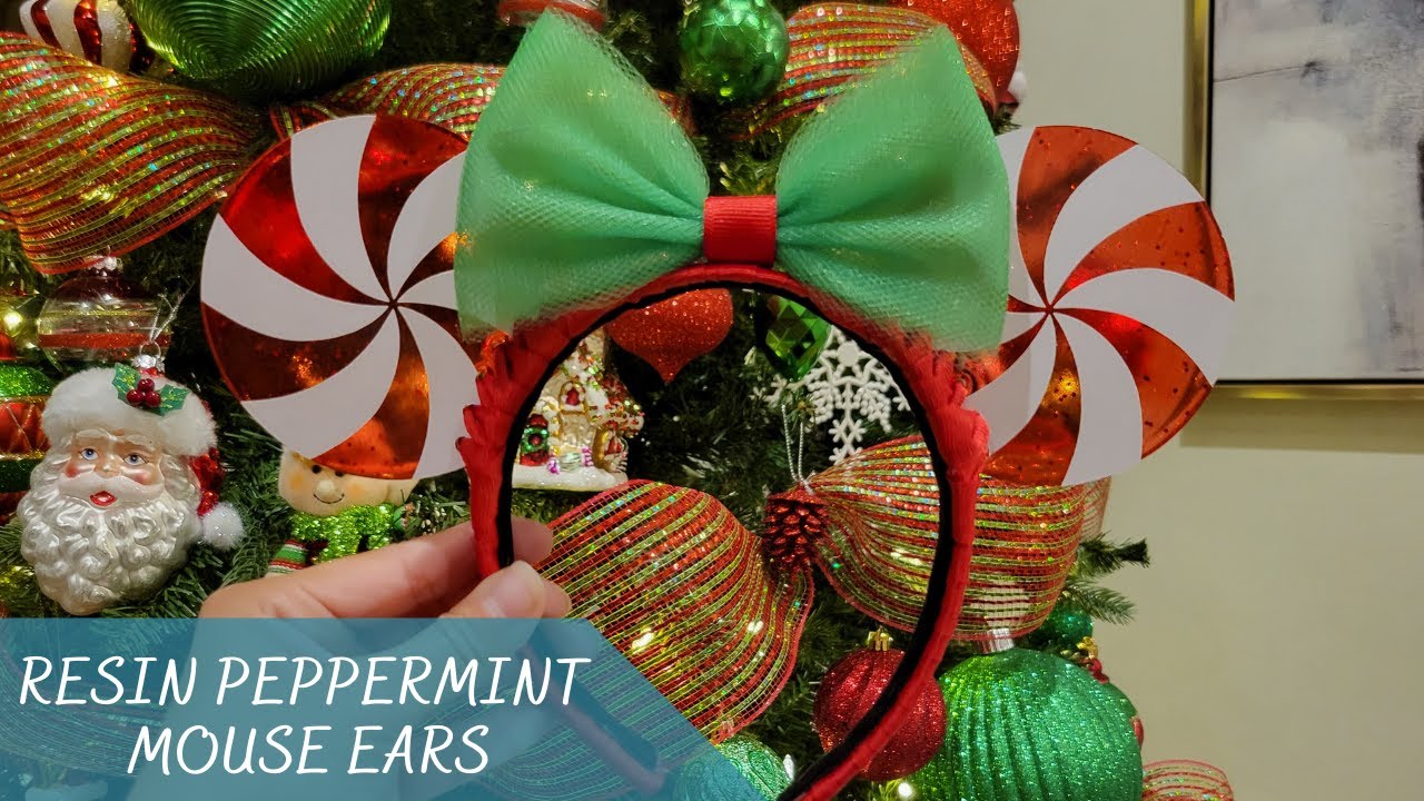 Watch Me Resin: DIY Resin Peppermint Mouse Ears