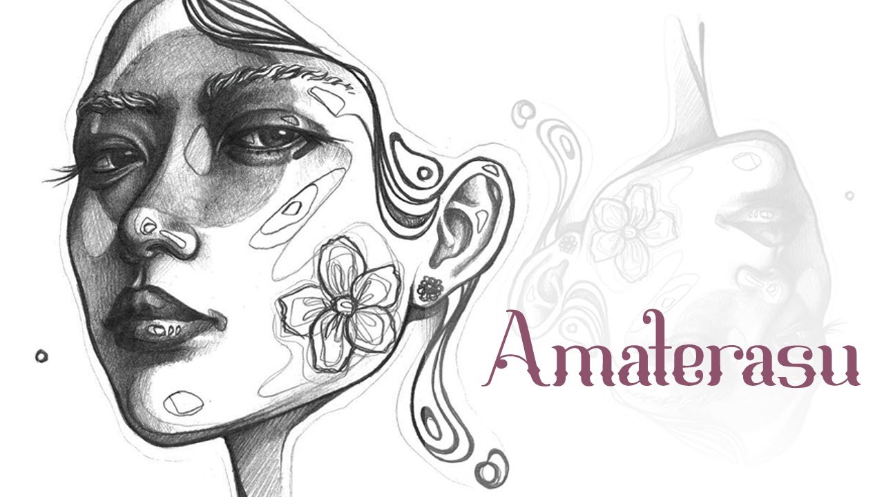 Amaterasu. A Time Lapse Drawing