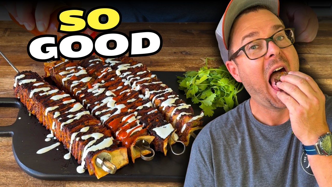 Testing a VIRAL TREND on the BLACKSTONE - Mexican Tortilla Skewers are AWESOME!
