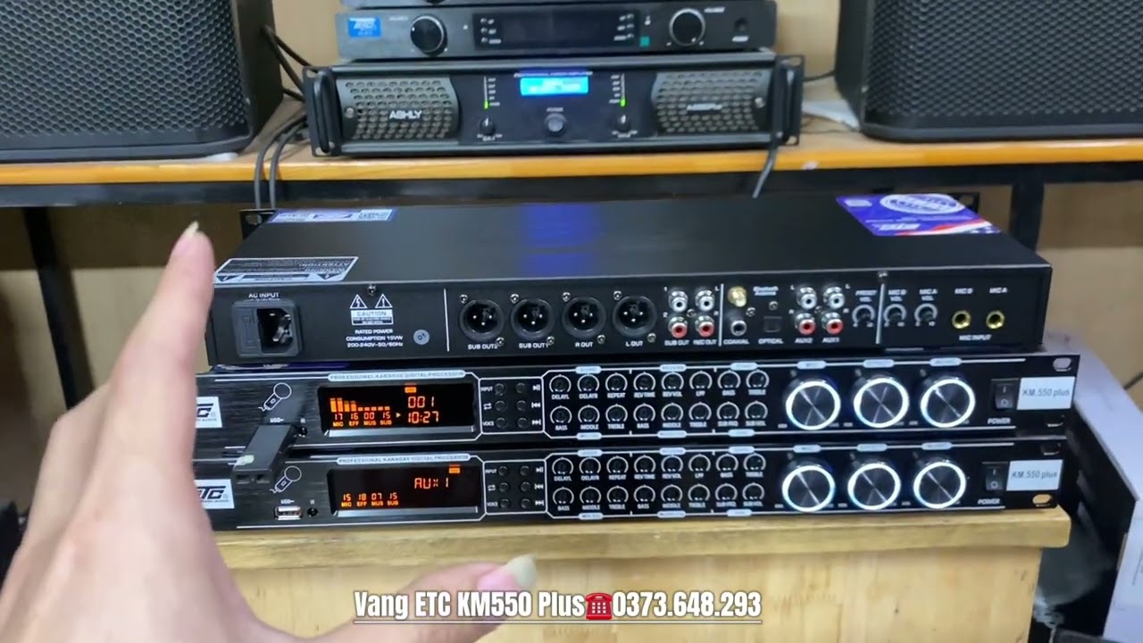 Khuyến mãi mẫu vang cao cấp ETC KM550 Plus.Giao diện đep,chất âm cực đỉnh.