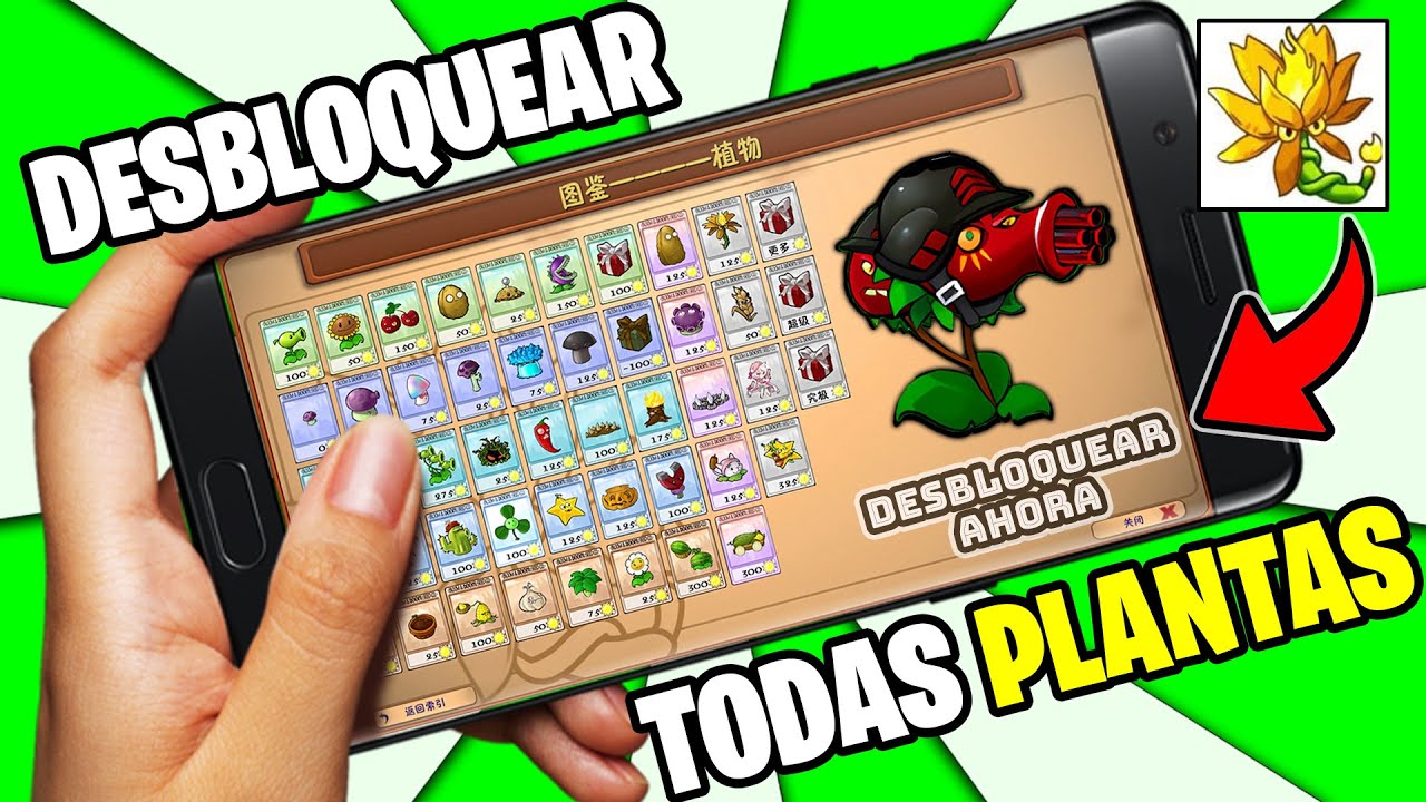PLANTS VS ZOMBIES FUSION TODAS LAS PLANTAS DESBLOQUEADAS ANDROID ULTIMA VERSION ✅ PVZ FUSION ESPAÑOL