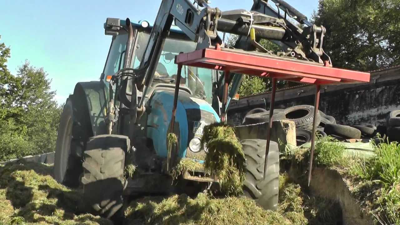 Gras silieren mit Fendt, New Holland und Landini! [HD]