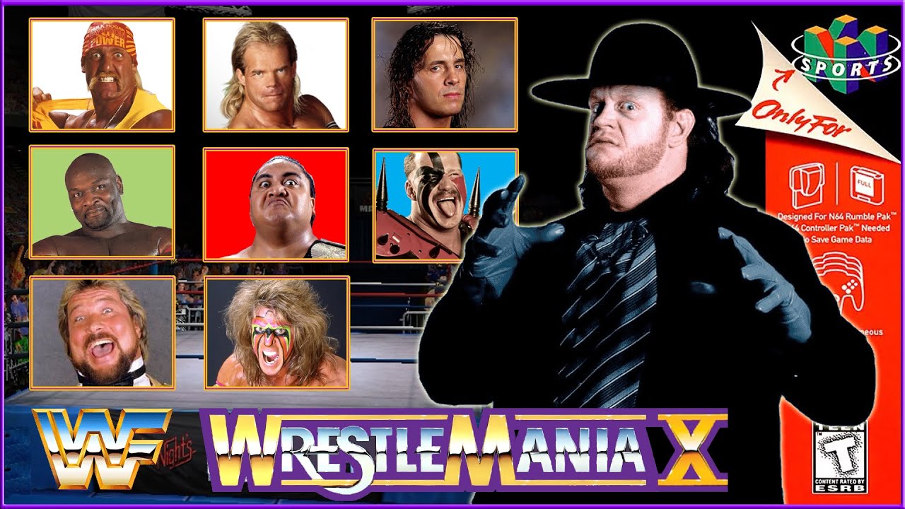WWF WrestleMania X - Ahmed Johnson Vs Yokozuna - N64 Gameplay