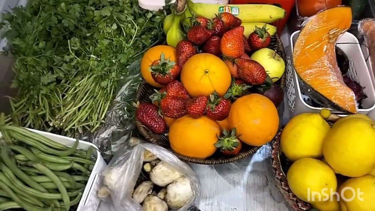 سهرة رمضانية 😍🤤2 في 1 تحلية  مع تارتولات الفراولة🍓سلطة الفواكه الفنادق 🍓🍎🍏🍊🍌🍍🍋