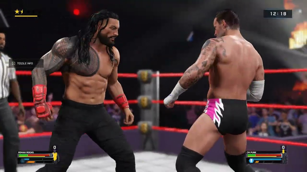 🏆 WWE 2K25 – Roman Reigns vs CM Punk | World Heavyweight Championship Match!