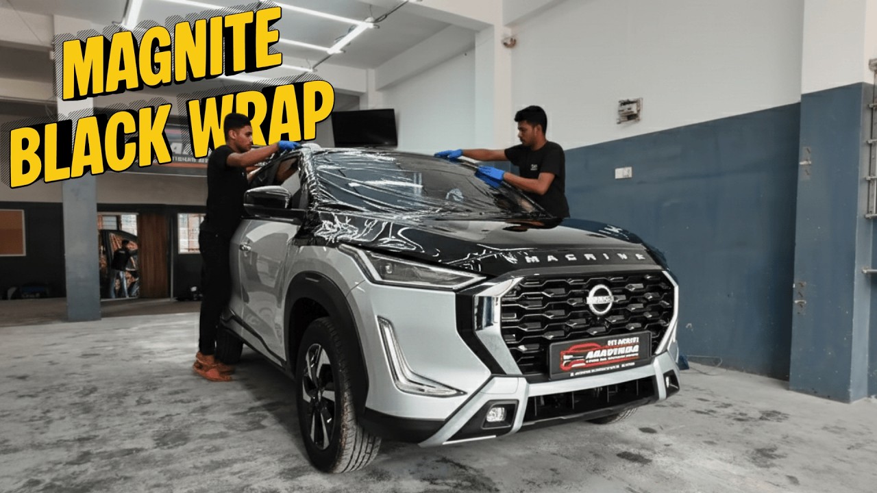 අලුත්ම Nissan Magnite 2025 එකට ලැබුණු සුපිරි Gloss Black Look එක! 🔥