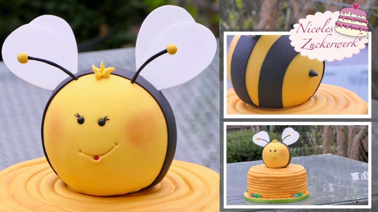Der HINGUCKER schlechthin I Bienchen Motivtorte für Ostern I Rüblikuchen  I von Nicoles Zuckerwerk
