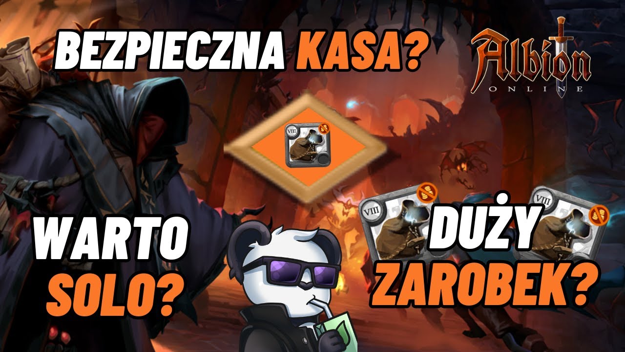 Pomarańczowe dungeony sypią lootem? Duży fame? Bezpieczna kasa? Warto solo? - Albion Online