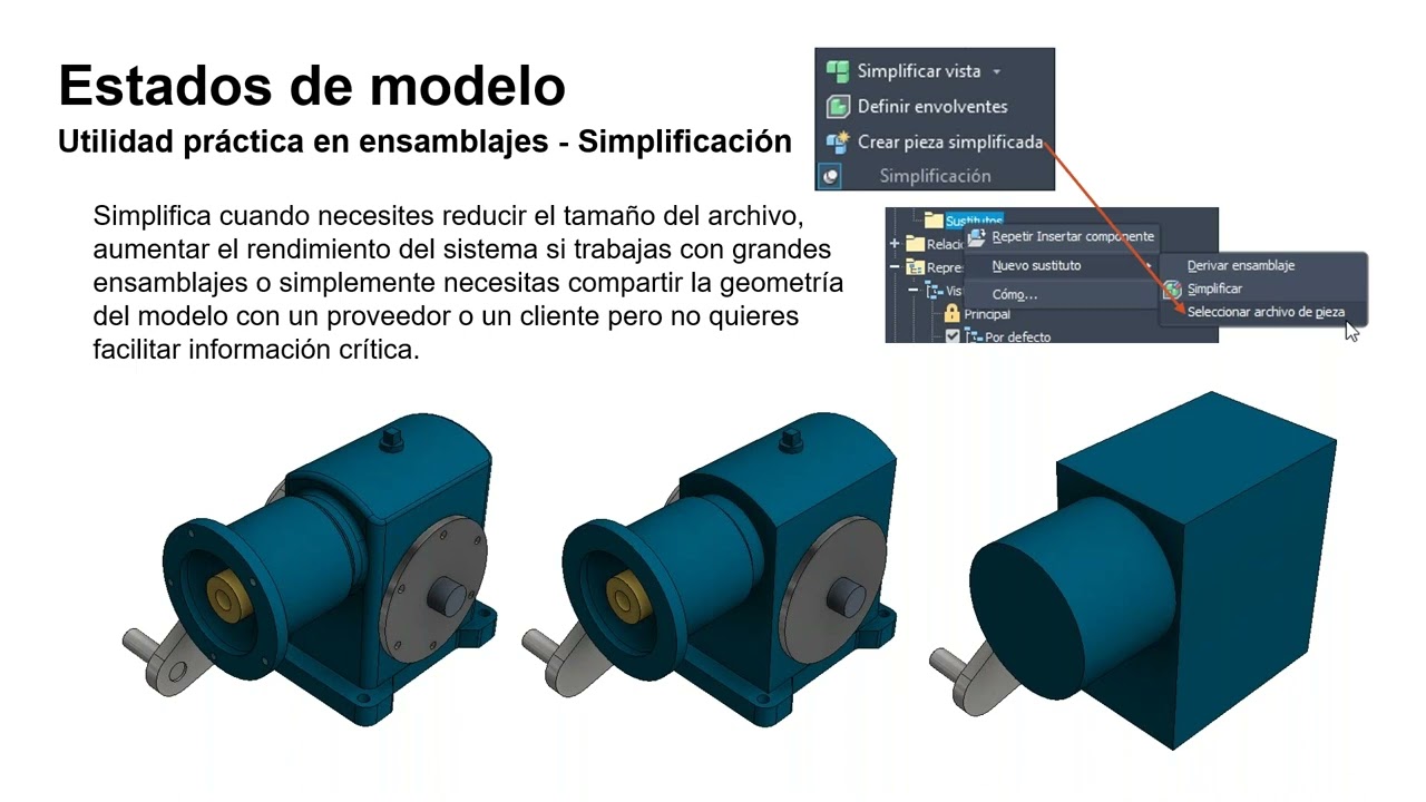 Estados de Modelo en ensamblajes en Inventor 2022: Webinar de la Comunidad de Autodesk en Español