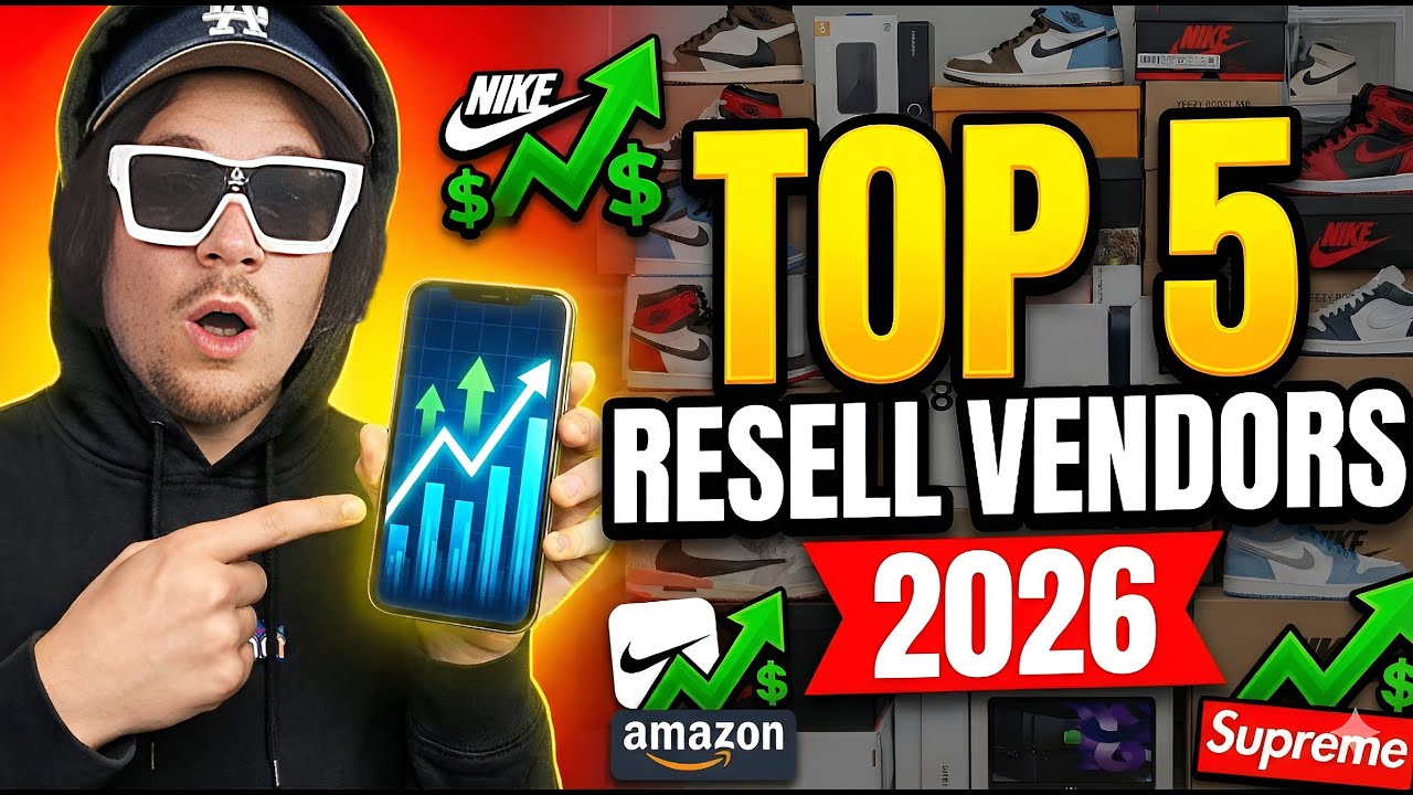 Top 5 *BEST* Resell Vendors 2026 *FREE VENDORS*