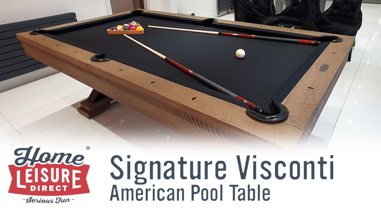 Signature Visconti American Pool Table