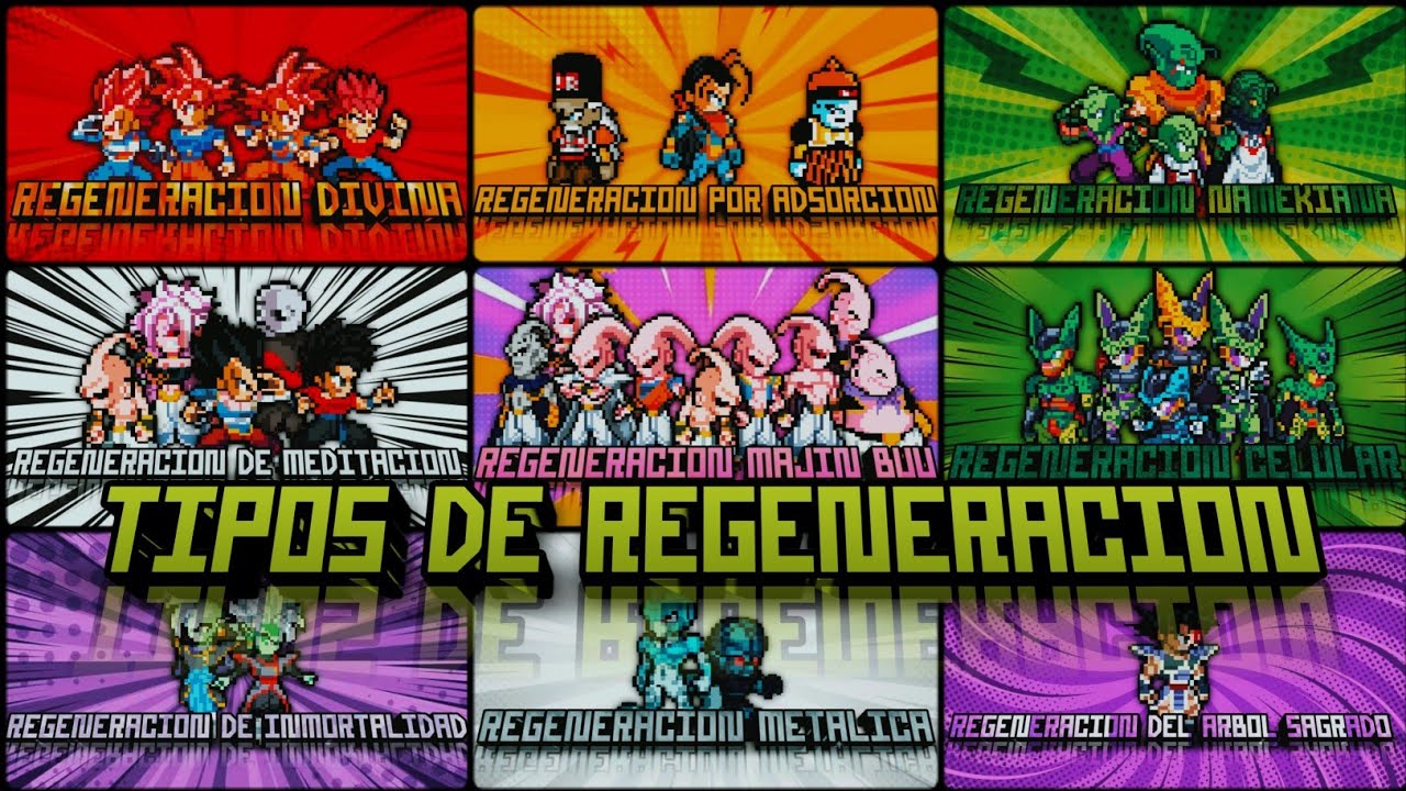 Explicacion Todos Los Tipos De Regeneracion En Power Warriors