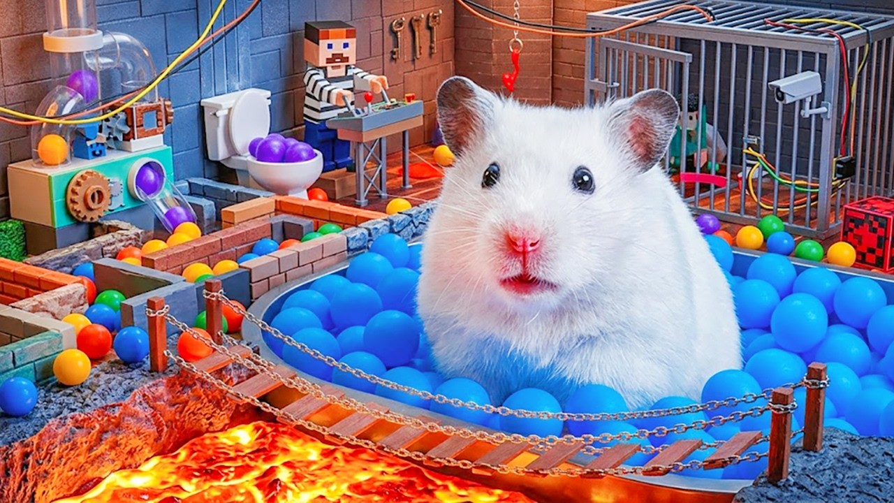 Hamster Escapes from the Magical Prison Maze | Hamster Maze